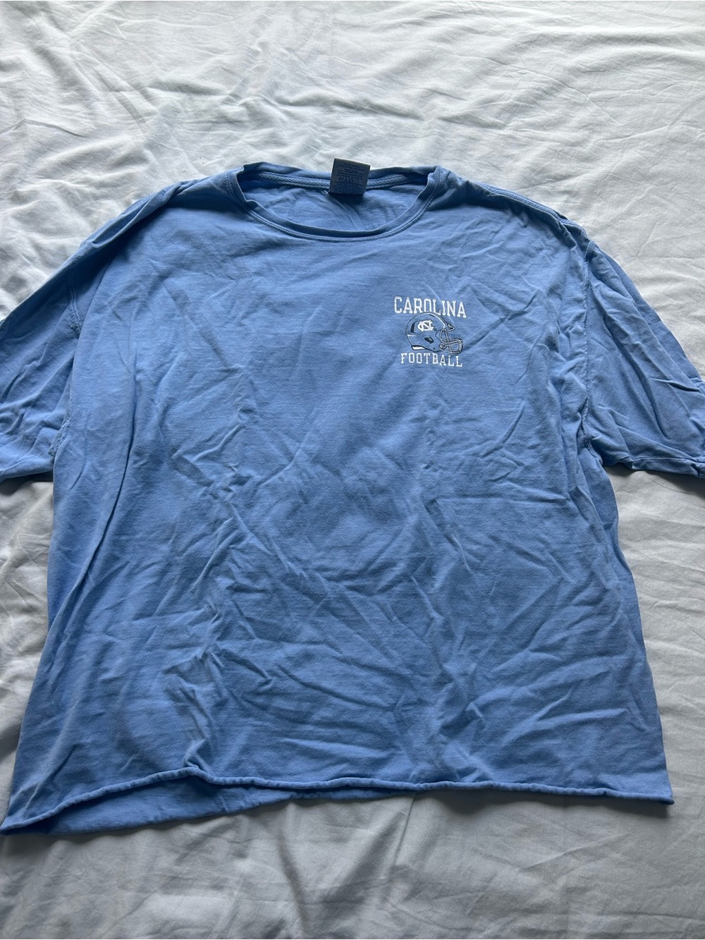 & Other Stories Carolina Football Short Sleeve Tee - Light Blue